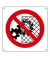 etichette adesive vietato  rimuovere dispositivi di protezione