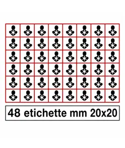 Etichette autoadesive 'cancerogeno'
