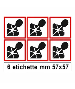 Etichette autoadesive 'cancerogeno'