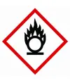 etichette autoadesive  'comburente'. Dim. Varie