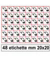 Etichette autoadesive  'corrosivo'
