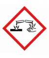 Etichette autoadesive  'corrosivo'