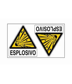 Etichette autoadesive 'esplosivo'