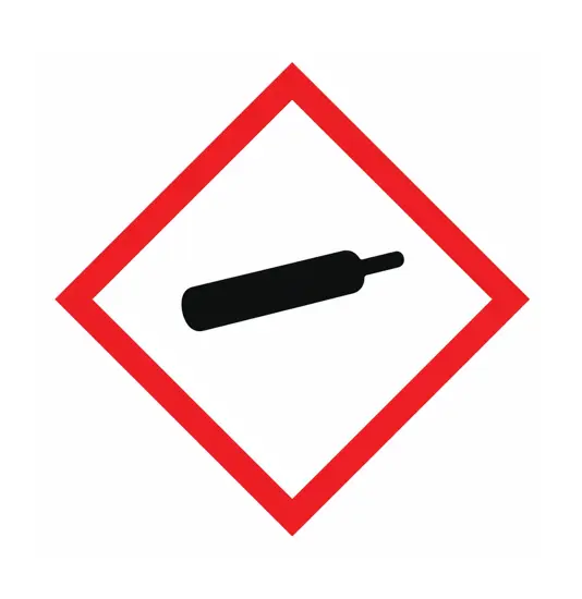 Etichette autoadesive 'gas compresso'