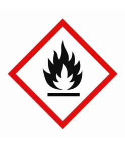 etichette autoadesive 'infiammabile'
