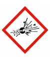 etichette autoadesive 'materiali esplosivi'