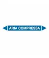 Etichette autoadesive per tubazioni  'aria compressa'