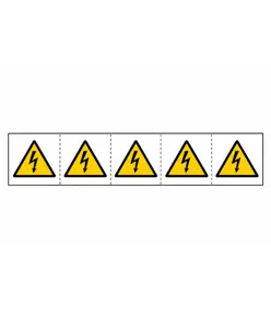 etichette autoadesive 'pericolo tensione'