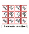 Etichette autoadesive 'tossico'