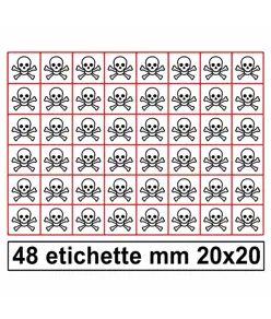 Etichette autoadesive 'tossico'