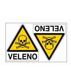 Etichette autoadesivo 'veleno'