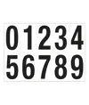 Etichette con numeri e lettere