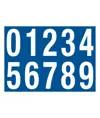 Etichette con numeri e lettere