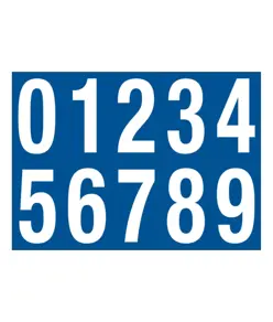 Etichette con numeri e lettere