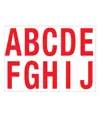 Etichette con numeri e lettere