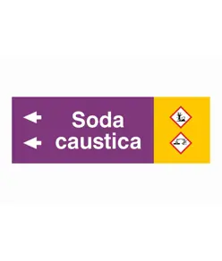 Etichette " SODA CAUSTICA "