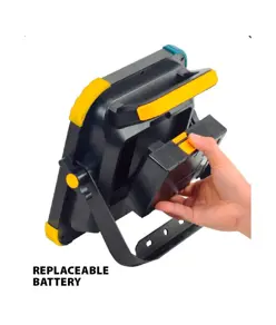 Faretto led 30W ricaricabile con altoparlanti bluetooth