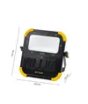 Faretto led 30W ricaricabile con altoparlanti bluetooth