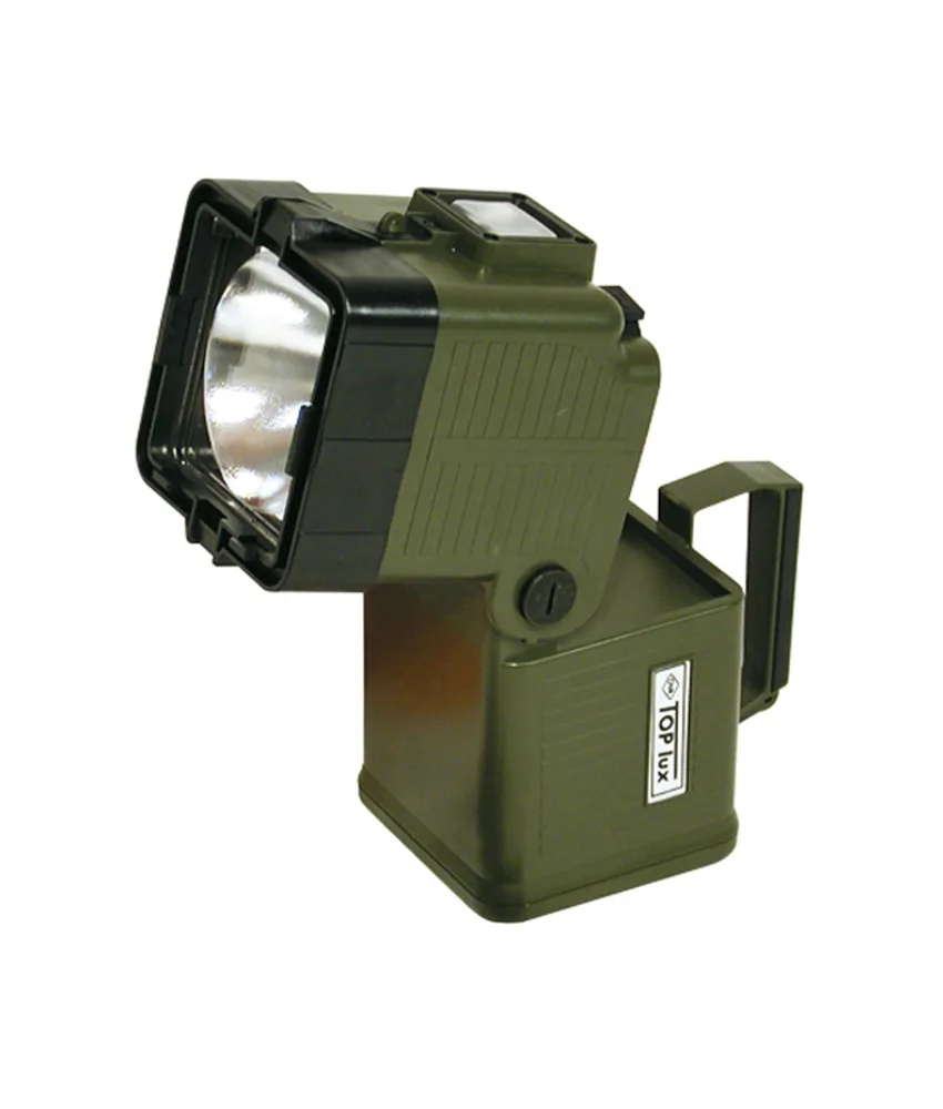 Faro portatile ricaricabile Toplux, Impermeabile - doppio fascio luminoso