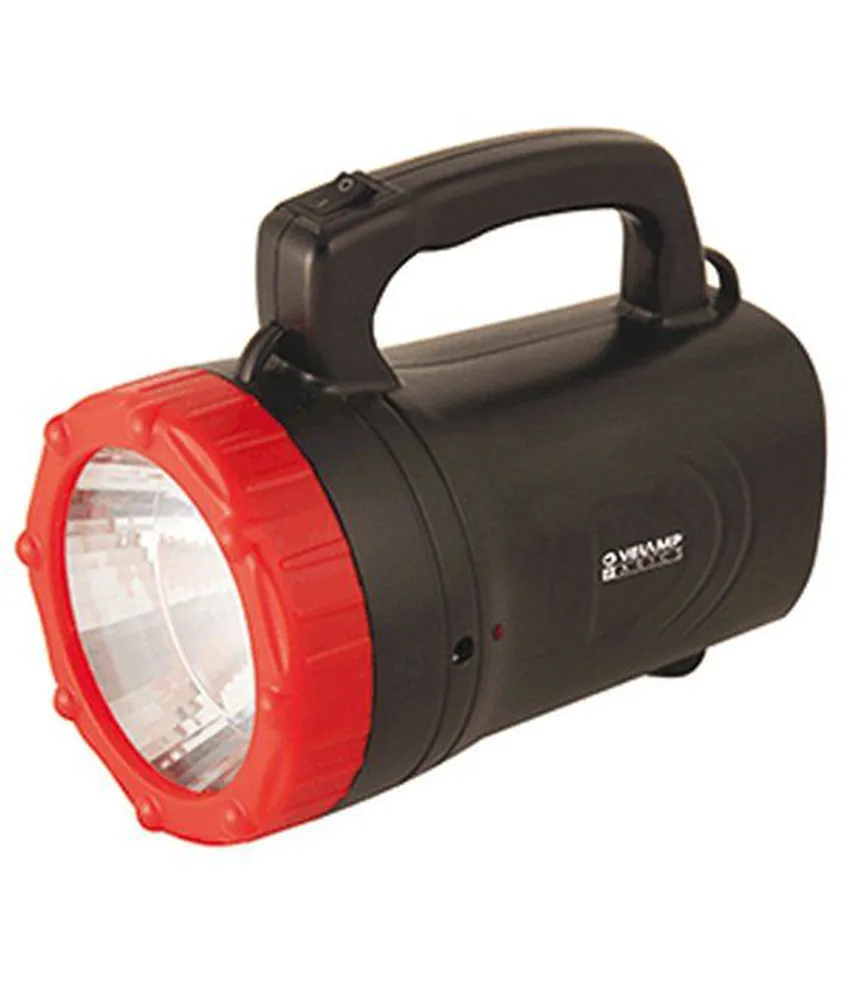 Faro ricaricabile a led DR LIGHT da 90 lumen, con trasformatore e spinotto per auto