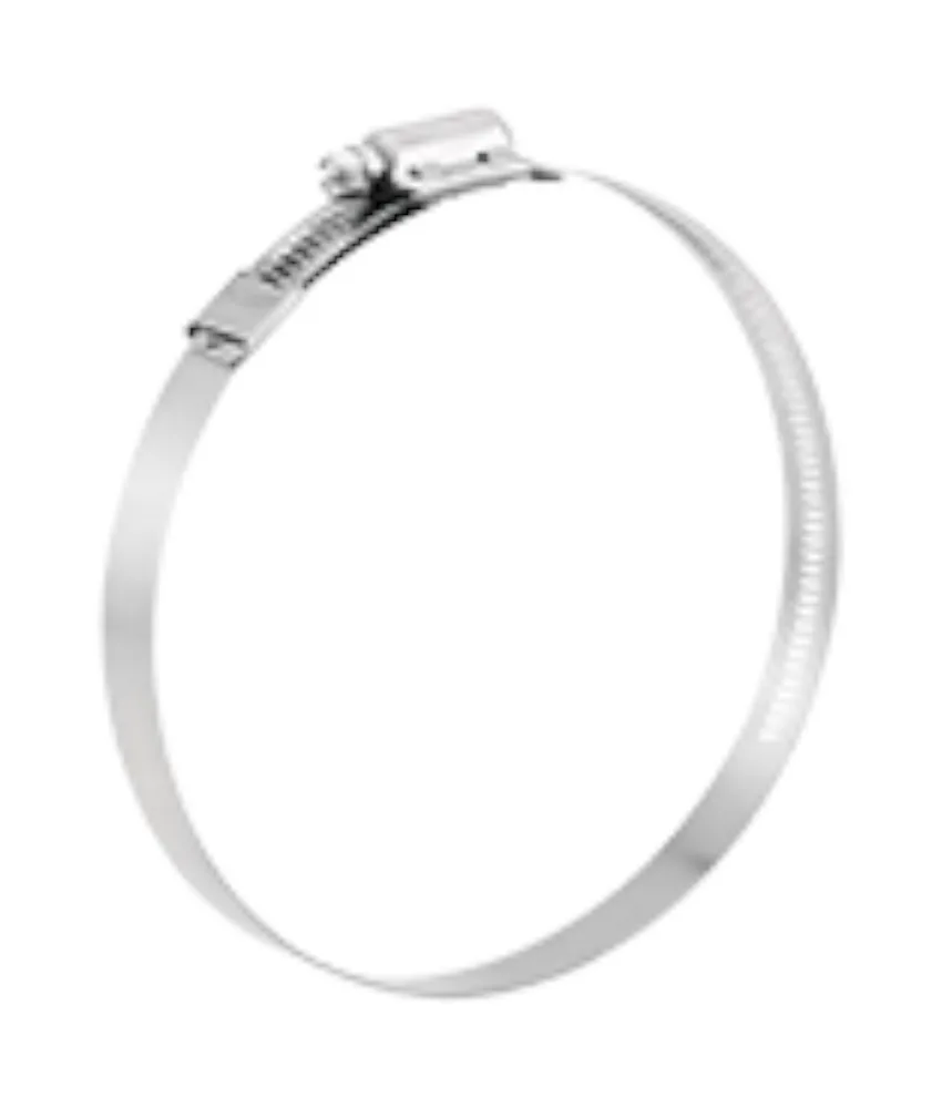 10 Fascette per fissaggio cestini ai pali, con diametro 48mm e h 12mm