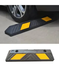 Fermaruota per parcheggi  in gomma