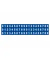 fogli adesivi da 60 etichette 6x10mm  con numeri e lettere