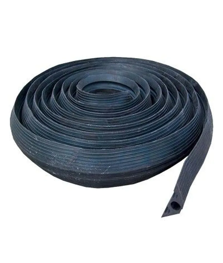 Guaina passacavo flessibile con canale da 2 cm, gomma colore nero - rotolo da 10 mt - facile installazione - 1 canale Ø20 mm