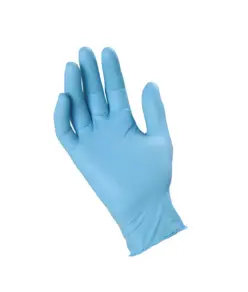 guanti monouso blu in nitrile