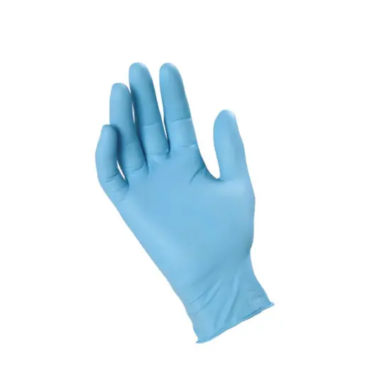 guanti monouso blu in nitrile