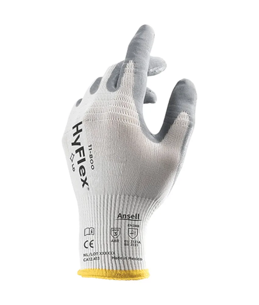 12 Guanti per rischio meccanico Ansell, rivestimento senza silicone