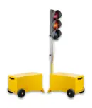Impianto semaforico mobile a led
