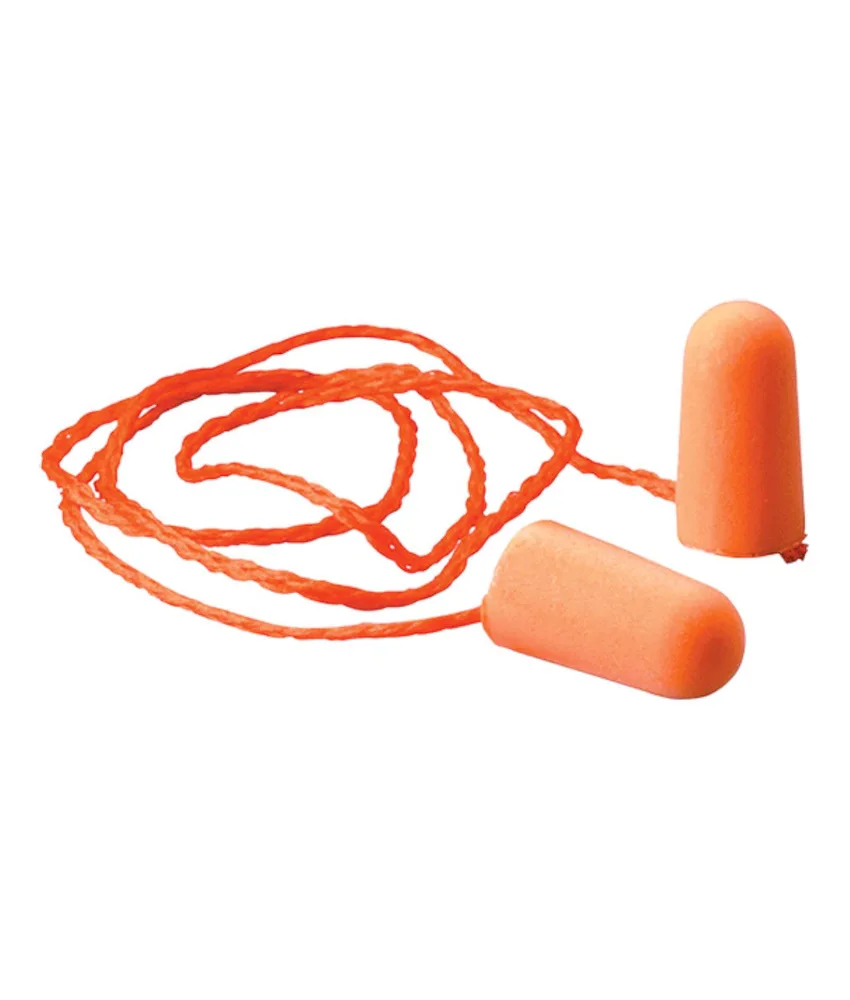 100 paia inserti auricolari, SNR=35 - monouso - con cordino