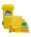 Kit assorbente in bidone carrellato  serie Chemical