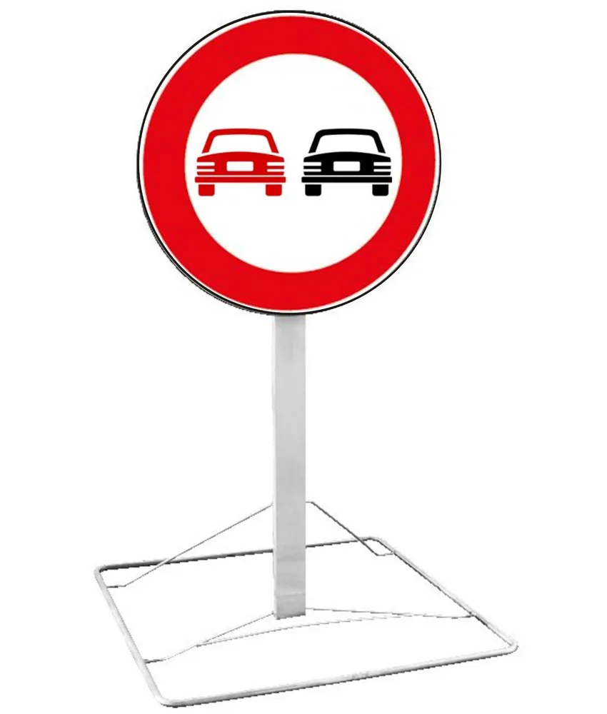 Kit cavalletto con disco, a 60 cm dal suolo - conforme al C.d.S.