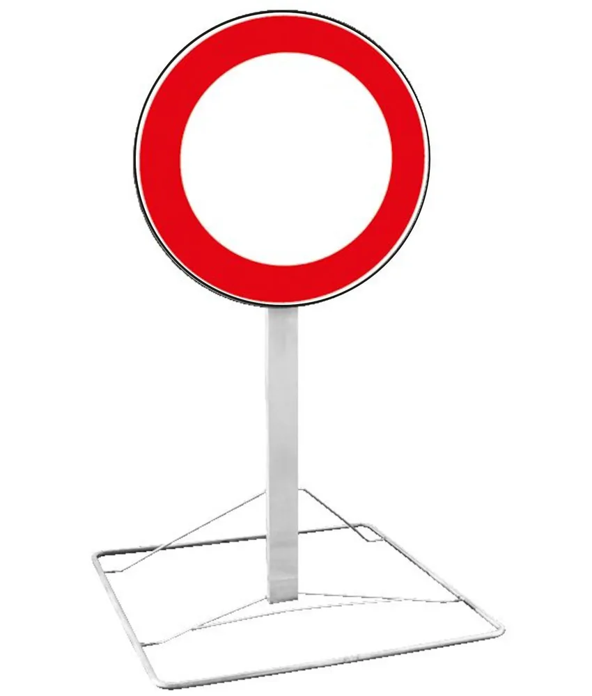 Kit cavalletto con disco, a 60 cm dal suolo - conforme al C.d.S.