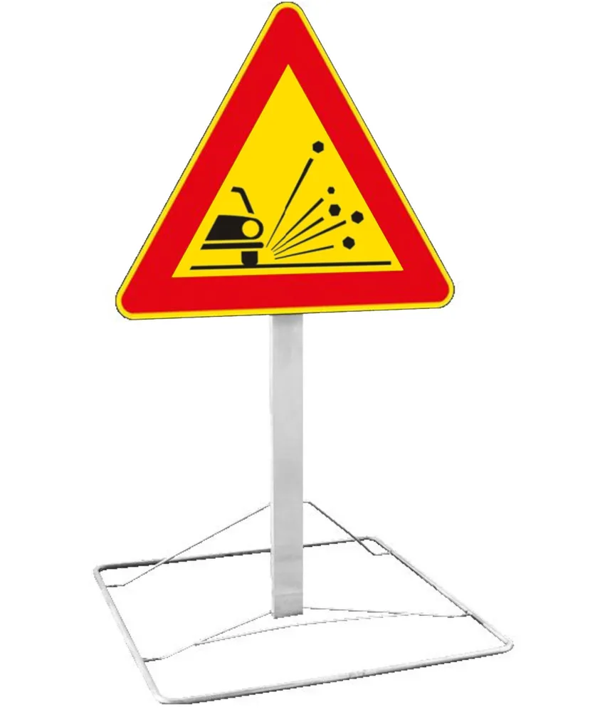 Kit cavalletto e triangolo, a 60 cm dal suolo - conforme al C.d.S.
