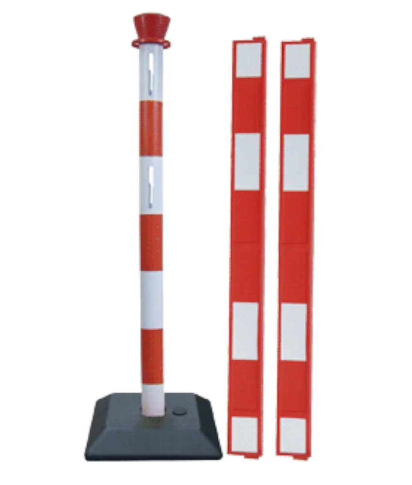 Kit estensione per barriera codice SEG CNVK2001, per umentare la lunghezza - 1 colonnina in pvc + 2 traverse orizzontali