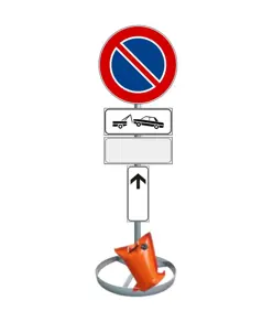 Kit per divieto di sosta temporaneo