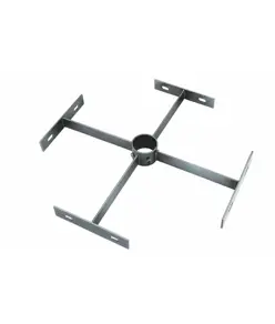 Kit staffe per tabelle scatolate. Cartelli e palo non inclusi