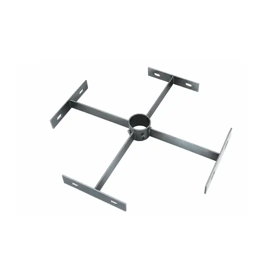 Kit staffe per tabelle scatolate. Cartelli e palo non inclusi