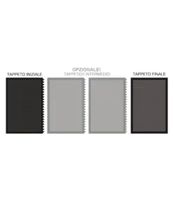 Kit tappeto sanificante + tappeto per asciugatura