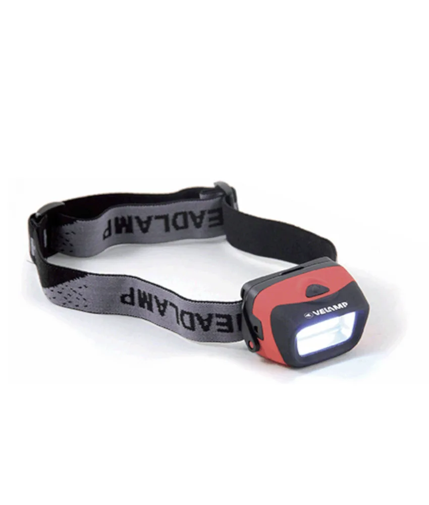 Lampada da testa Velamp, corpo in ABS - a cob led 120 lumen - leggera