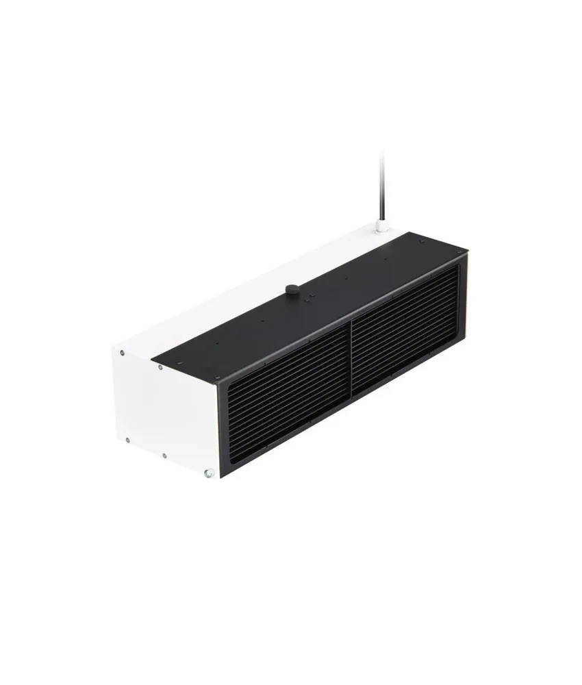 Lampada diurna UV sanificante, Alluminio - incasso a parete con griglie regolabili- efficace contro covid-19