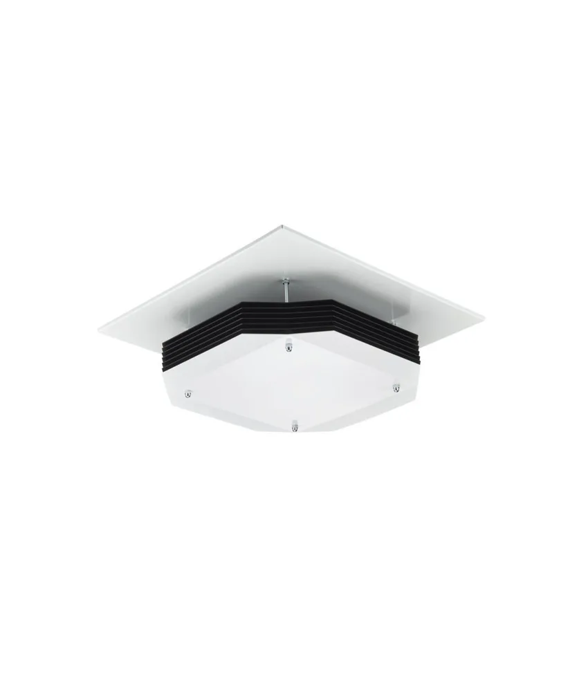 Lampada UV per sterilizzare ambienti, Lampada diurna - incastro a soffitto - alluminio - 4 bulbi da 9W - efficace contro virus e batteri