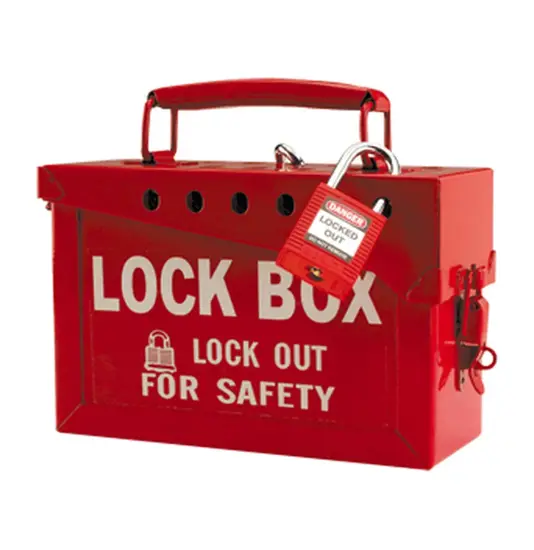 Lock box per bloccaggio/sbloccaggio macchinari