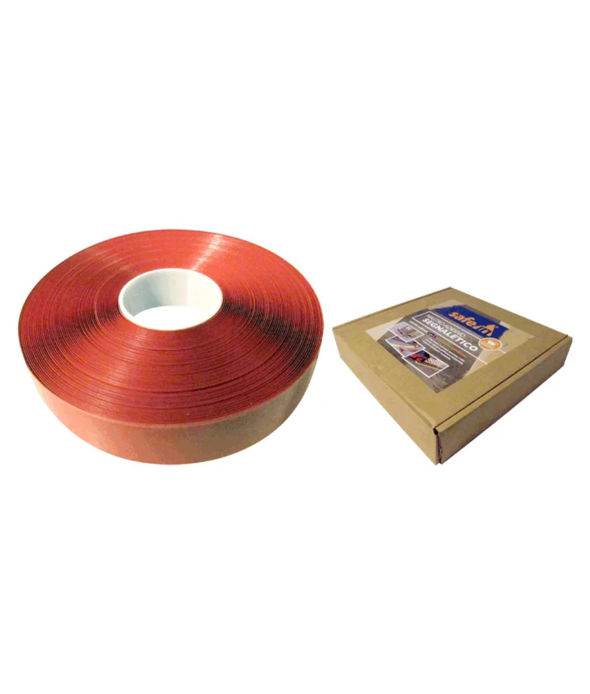 Nastro adesivo da pavimento, altezza 100 mm - lunghezza m 30 - antiscivolo