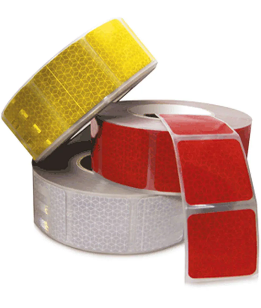 Nastro rifrangente adesivo per telonati Reflexite, rotolo da 50 mt di lunghezza - alta rifrangenza