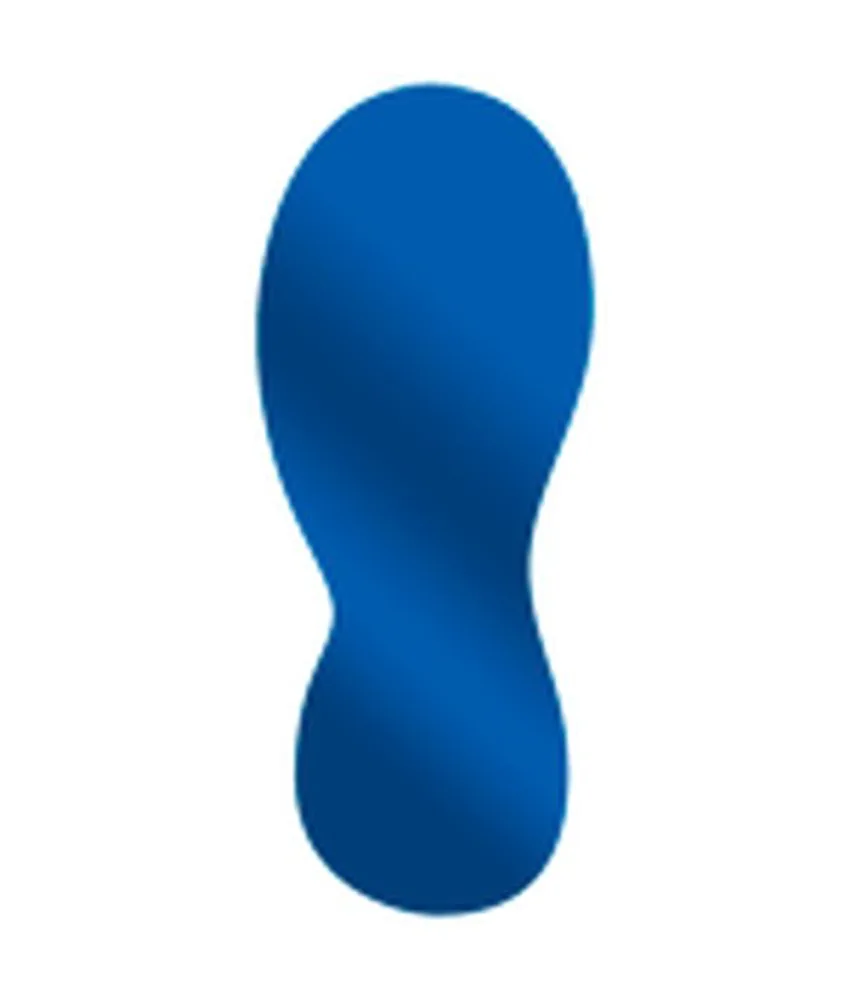 10 paia di orme da pavimento in PVC, molto resistenti - goffrate
