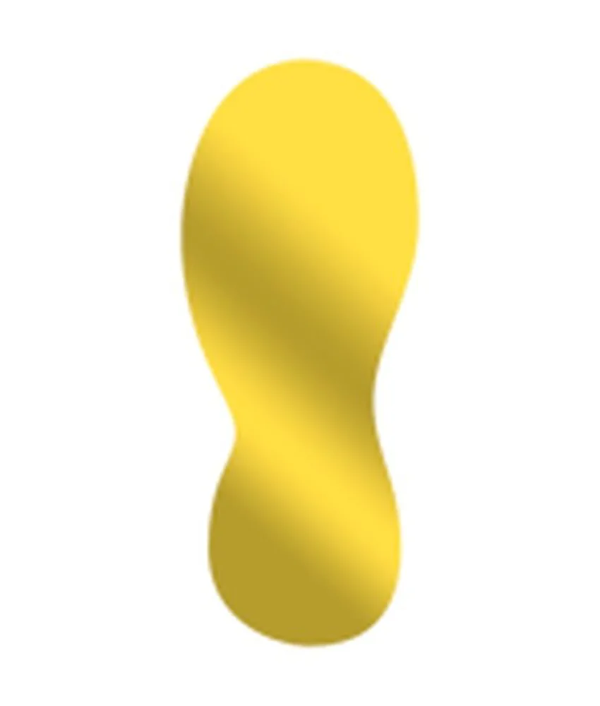 10 paia di orme da pavimento in PVC, molto resistenti - goffrate